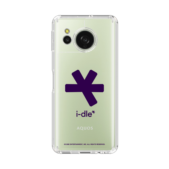 スリムプロテクションケース［ 2025 i-dle first japan tour - ロゴ - パープル ］