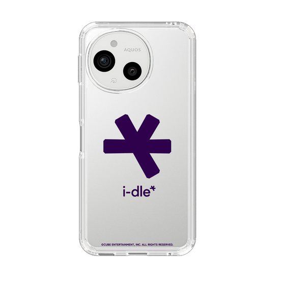 スリムプロテクションケース［ 2025 i-dle first japan tour - ロゴ - パープル ］