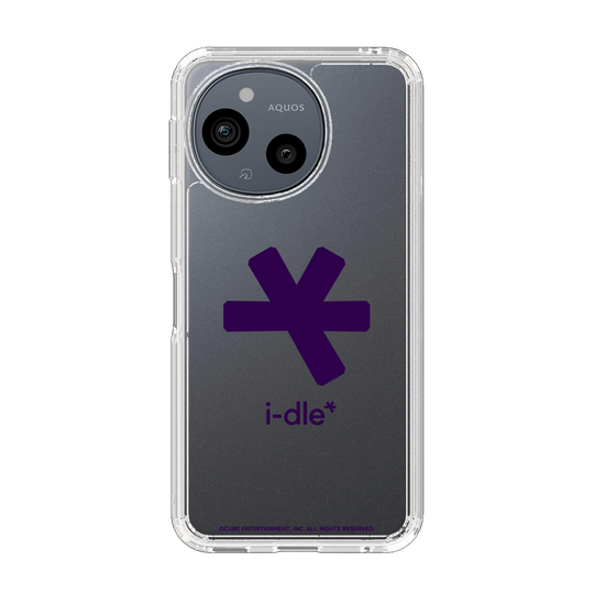 スリムプロテクションケース［ 2025 i-dle first japan tour - ロゴ - パープル ］