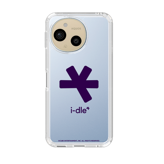 スリムプロテクションケース［ 2025 i-dle first japan tour - ロゴ - パープル ］