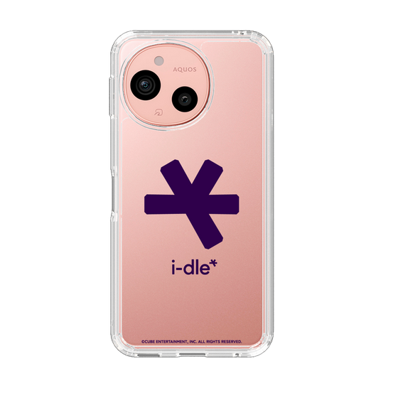 スリムプロテクションケース［ 2025 i-dle first japan tour - ロゴ - パープル ］