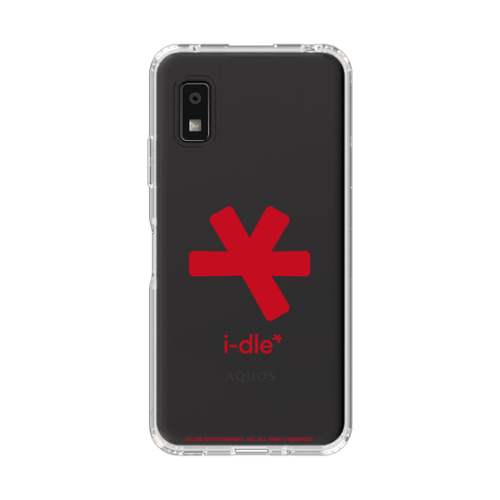 スリムプロテクションケース［ 2025 i-dle first japan tour - ロゴ - レッド ］