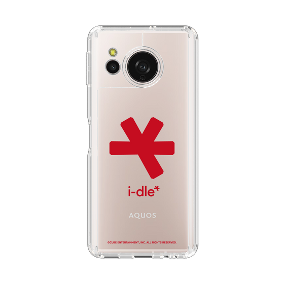 スリムプロテクションケース［ 2025 i-dle first japan tour - ロゴ - レッド ］