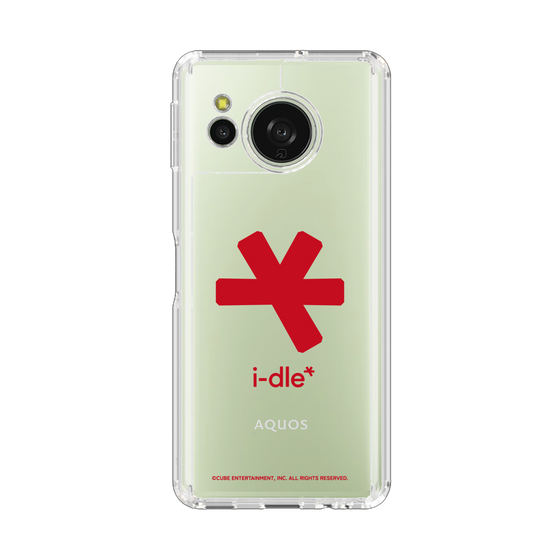 スリムプロテクションケース［ 2025 i-dle first japan tour - ロゴ - レッド ］