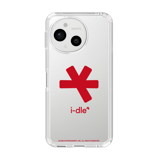 スリムプロテクションケース［ 2025 i-dle first japan tour - ロゴ - レッド ］