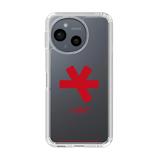 スリムプロテクションケース［ 2025 i-dle first japan tour - ロゴ - レッド ］