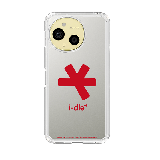 スリムプロテクションケース［ 2025 i-dle first japan tour - ロゴ - レッド ］