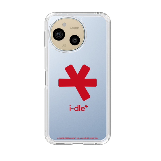 スリムプロテクションケース［ 2025 i-dle first japan tour - ロゴ - レッド ］