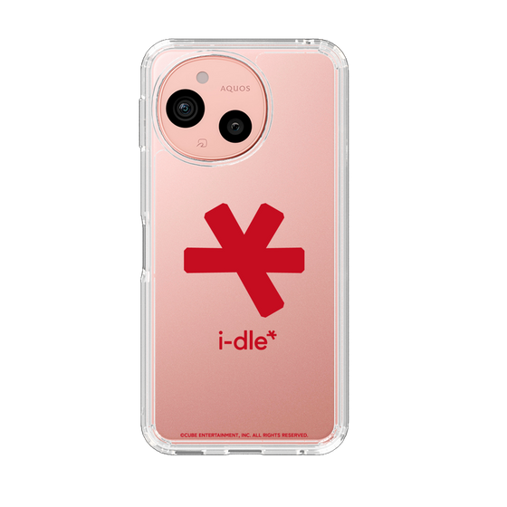 スリムプロテクションケース［ 2025 i-dle first japan tour - ロゴ - レッド ］