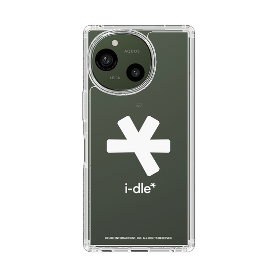 スリムプロテクションケース［ 2025 i-dle first japan tour - ロゴ - ホワイト ］