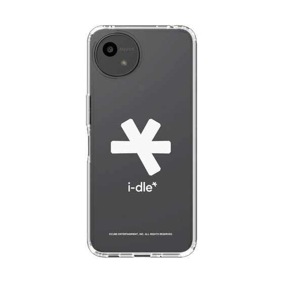 スリムプロテクションケース［ 2025 i-dle first japan tour - ロゴ - ホワイト ］