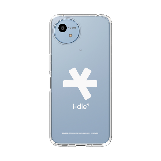 スリムプロテクションケース［ 2025 i-dle first japan tour - ロゴ - ホワイト ］