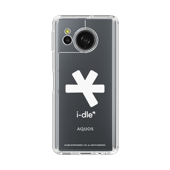 スリムプロテクションケース［ 2025 i-dle first japan tour - ロゴ - ホワイト ］