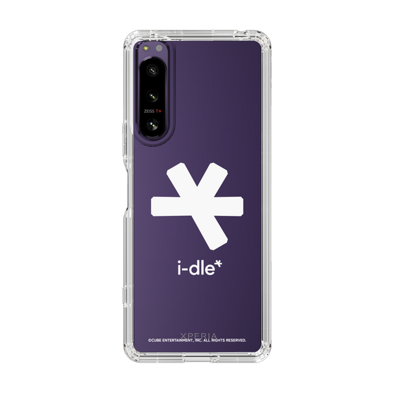 スリムプロテクションケース［ 2025 i-dle first japan tour - ロゴ - ホワイト ］