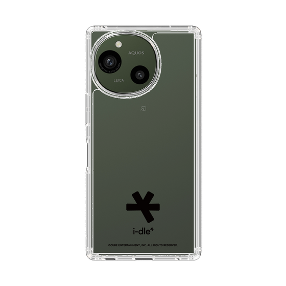 スリムプロテクションケース［ 2025 i-dle first japan tour - ポイントロゴ - ブラック ］