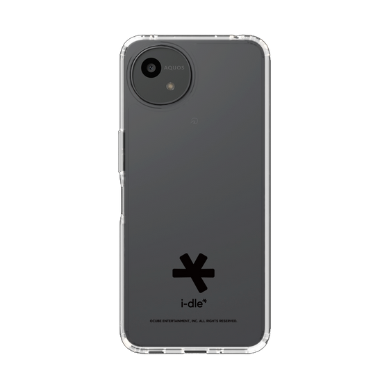 スリムプロテクションケース［ 2025 i-dle first japan tour - ポイントロゴ - ブラック ］