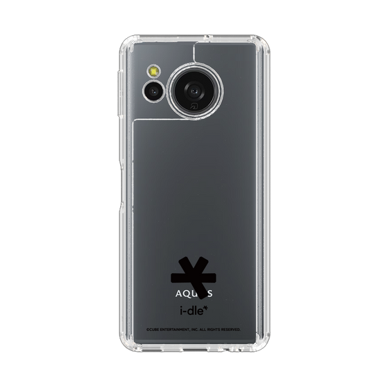 スリムプロテクションケース［ 2025 i-dle first japan tour - ポイントロゴ - ブラック ］