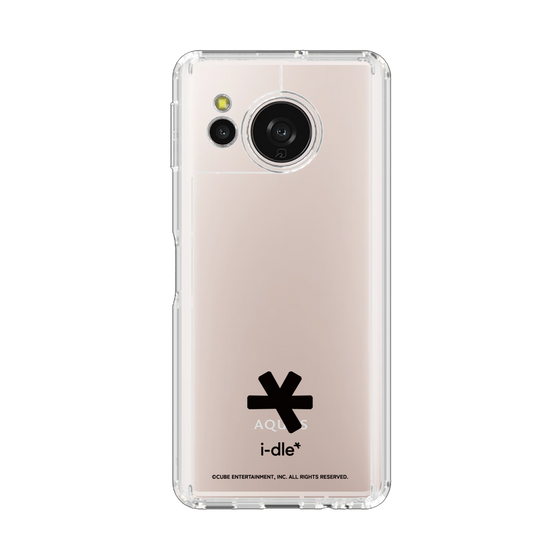 スリムプロテクションケース［ 2025 i-dle first japan tour - ポイントロゴ - ブラック ］