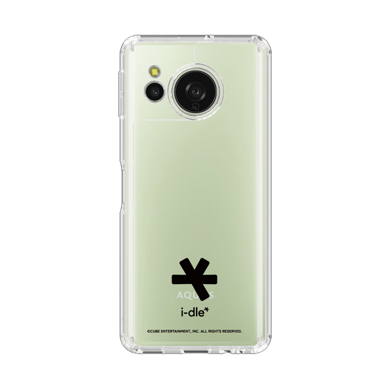 スリムプロテクションケース［ 2025 i-dle first japan tour - ポイントロゴ - ブラック ］