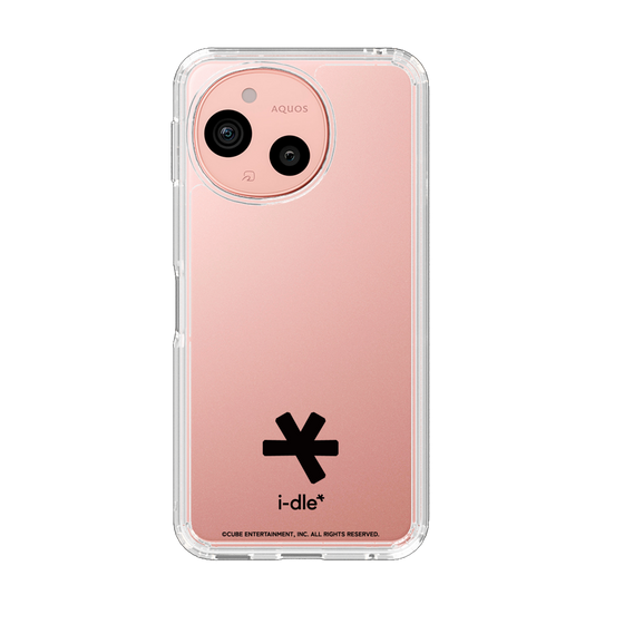 スリムプロテクションケース［ 2025 i-dle first japan tour - ポイントロゴ - ブラック ］