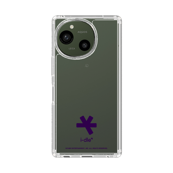 スリムプロテクションケース［ 2025 i-dle first japan tour - ポイントロゴ - パープル ］