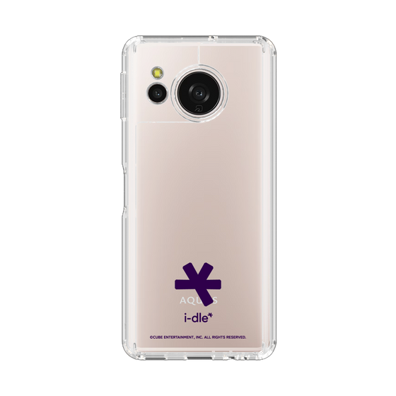 スリムプロテクションケース［ 2025 i-dle first japan tour - ポイントロゴ - パープル ］