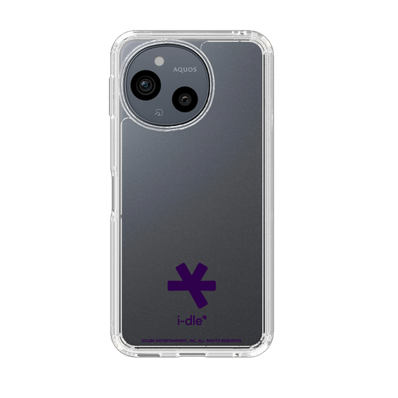 スリムプロテクションケース［ 2025 i-dle first japan tour - ポイントロゴ - パープル ］