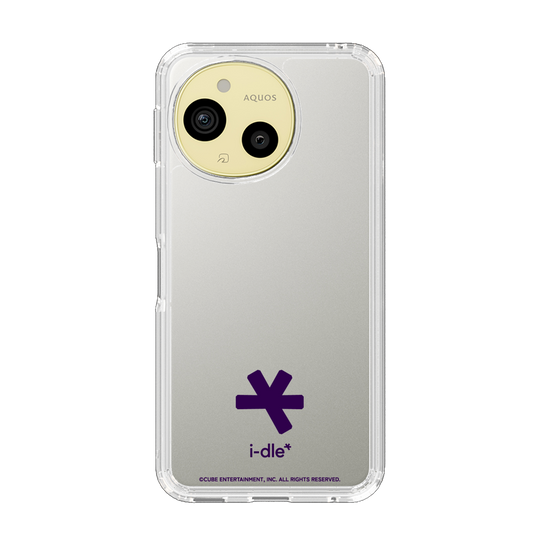 スリムプロテクションケース［ 2025 i-dle first japan tour - ポイントロゴ - パープル ］