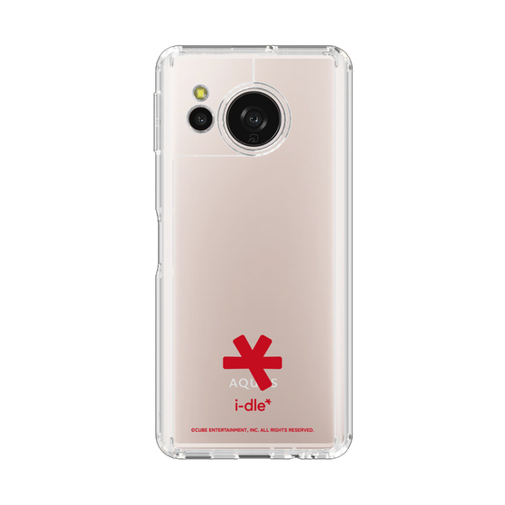 スリムプロテクションケース［ 2025 i-dle first japan tour - ポイントロゴ - レッド ］