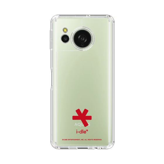 スリムプロテクションケース［ 2025 i-dle first japan tour - ポイントロゴ - レッド ］