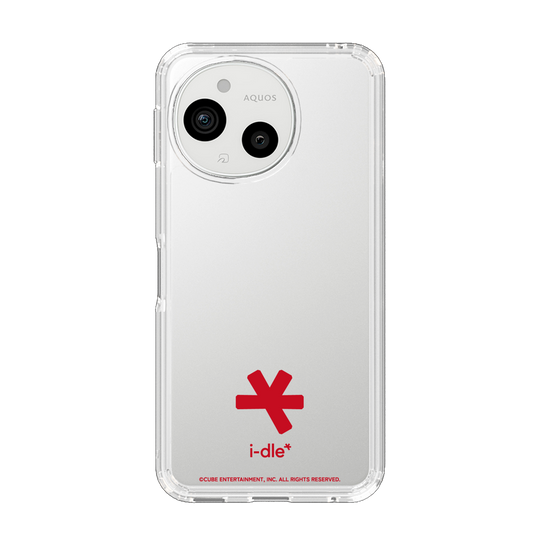 スリムプロテクションケース［ 2025 i-dle first japan tour - ポイントロゴ - レッド ］