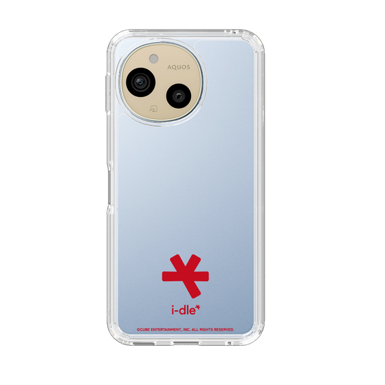 スリムプロテクションケース［ 2025 i-dle first japan tour - ポイントロゴ - レッド ］