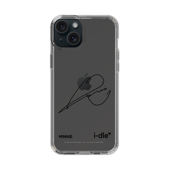 スリムプロテクションケース［ 2025 i-dle first japan tour - 手書きサイン - MINNIE ］
