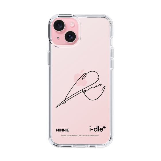 スリムプロテクションケース［ 2025 i-dle first japan tour - 手書きサイン - MINNIE ］