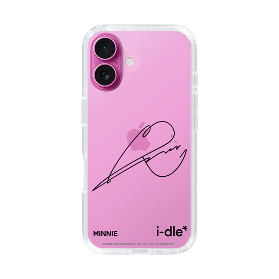 スリムプロテクションケース［ 2025 i-dle first japan tour - 手書きサイン - MINNIE ］