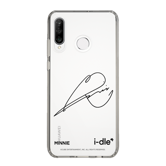 スリムプロテクションケース［ 2025 i-dle first japan tour - 手書きサイン - MINNIE ］