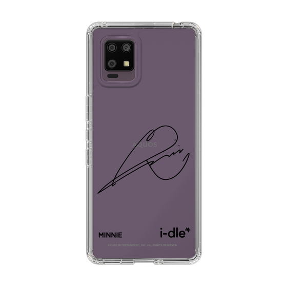 スリムプロテクションケース［ 2025 i-dle first japan tour - 手書きサイン - MINNIE ］