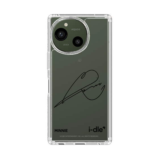 スリムプロテクションケース［ 2025 i-dle first japan tour - 手書きサイン - MINNIE ］