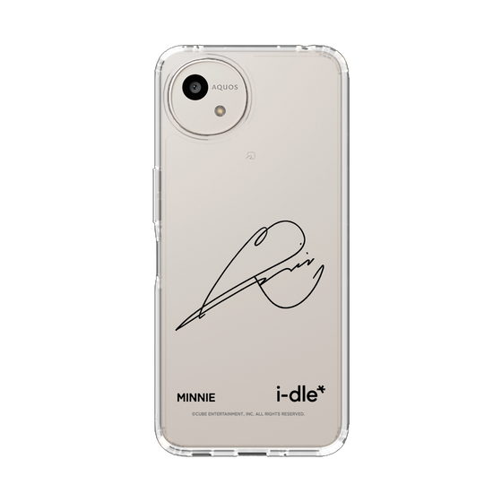 スリムプロテクションケース［ 2025 i-dle first japan tour - 手書きサイン - MINNIE ］
