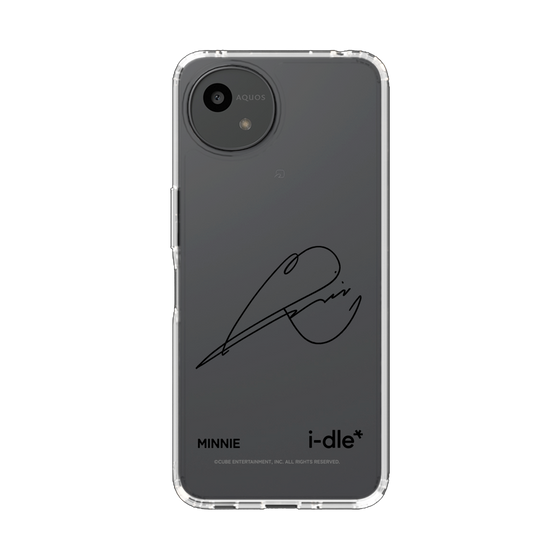 スリムプロテクションケース［ 2025 i-dle first japan tour - 手書きサイン - MINNIE ］