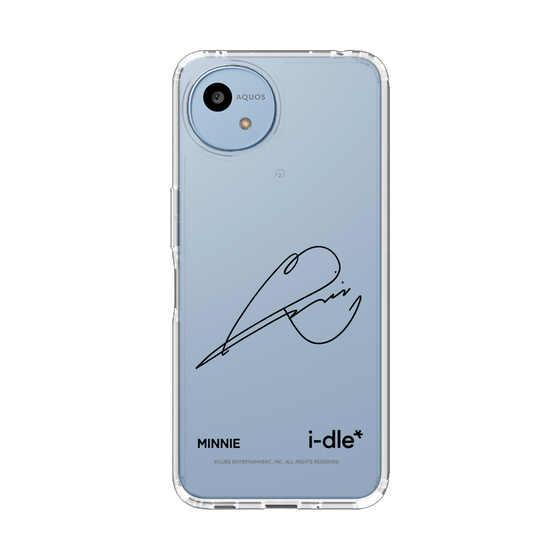 スリムプロテクションケース［ 2025 i-dle first japan tour - 手書きサイン - MINNIE ］