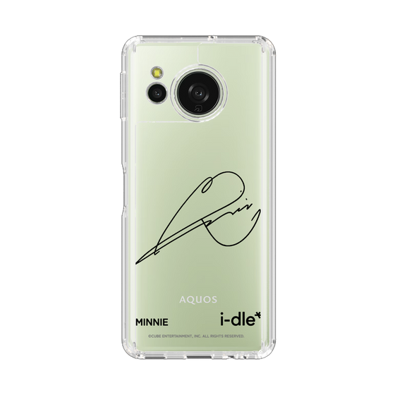 スリムプロテクションケース［ 2025 i-dle first japan tour - 手書きサイン - MINNIE ］