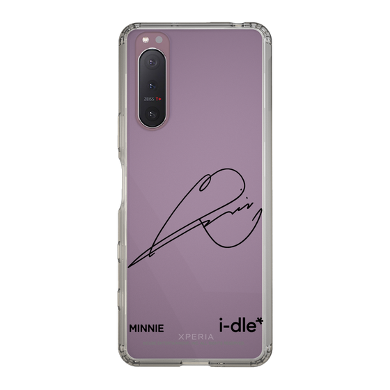スリムプロテクションケース［ 2025 i-dle first japan tour - 手書きサイン - MINNIE ］