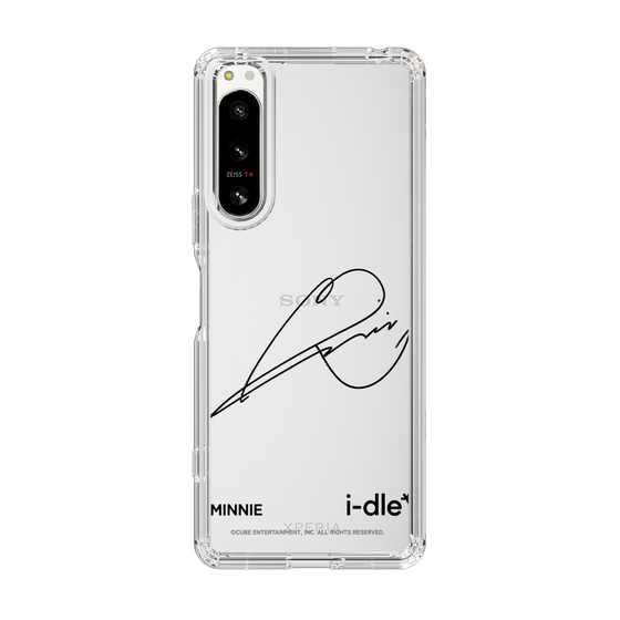 スリムプロテクションケース［ 2025 i-dle first japan tour - 手書きサイン - MINNIE ］