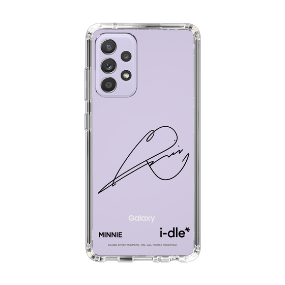 スリムプロテクションケース［ 2025 i-dle first japan tour - 手書きサイン - MINNIE ］