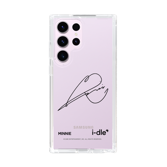 スリムプロテクションケース［ 2025 i-dle first japan tour - 手書きサイン - MINNIE ］