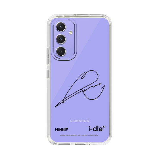 スリムプロテクションケース［ 2025 i-dle first japan tour - 手書きサイン - MINNIE ］