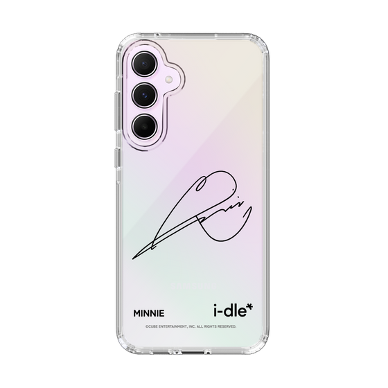 スリムプロテクションケース［ 2025 i-dle first japan tour - 手書きサイン - MINNIE ］