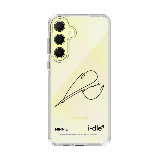 スリムプロテクションケース［ 2025 i-dle first japan tour - 手書きサイン - MINNIE ］