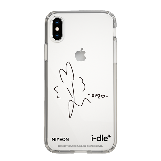 スリムプロテクションケース［ 2025 i-dle first japan tour - 手書きサイン - MIYEON ］